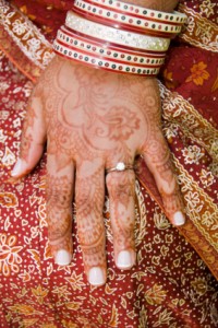 hand indian bride